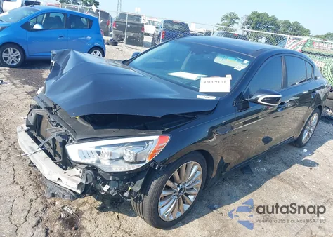 2015 Kia K900 Luxury z USA, uszkodzony, nr VIN KNALW4D48F6017549